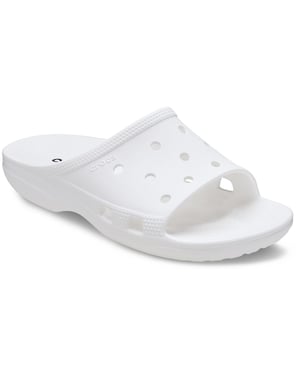 Crocs Classic Slide Thermoplastische Vrouwen Witte Slippers