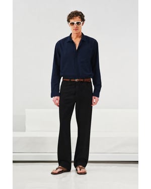 Heren Mid Waist Rechte Passende Jeans