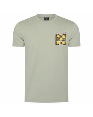 Ballin Est. 2013 Tee SS Orange Backprint Shirt Groen