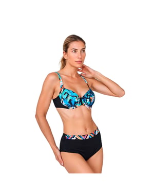 Dames Bikini met Beugel en Hoge Taille Onderbroek TEGB1425C