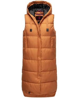 Marikoo Sayorii dames winterbodywarmer – lang, warm & met capuchon