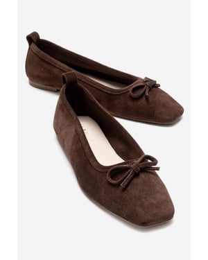 Sosa Leren Ballerina's Dames