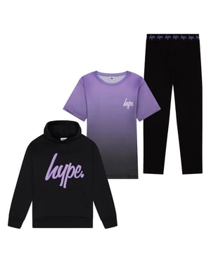 Meisjes 3-delige set Incept hoodie, kortemouwen top & leggings