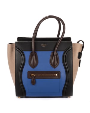 Tricolor Micro Luggage   handtas