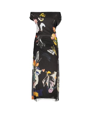 Desigual Zwarte Viscose Damesjurk