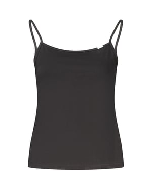 Calvin Klein Zwarte Katoenen Dames Tanktop