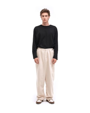 Heren Relaxed Fit Wijde Pijpen Instapbroek