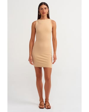 Mouwloze Bodycon Mini-jurk