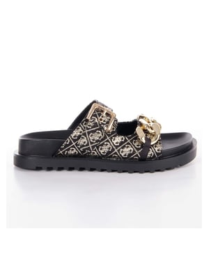 Guess Fatema Logo slippers voor dames, maat 4G