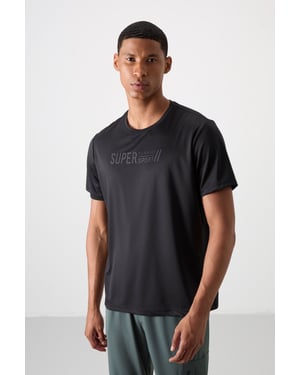 Heren Gedrukt Ronde Hals T-Shirt