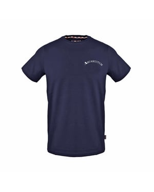 Aquascutum Heren Londen 1851 Regular T-Shirt (Marine)