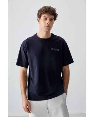 Oversized Geprinte Katoenen Jersey T-Shirt