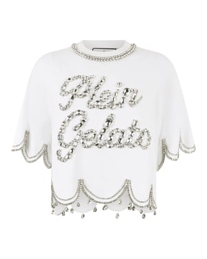 Cropped T-Shirt Crystal Waves