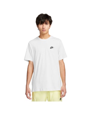 Nike Heren Club T-Shirt (Wit)
