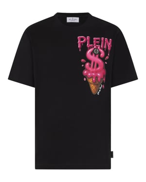 Round Neck T-Shirt Ice Cream Dollar