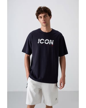 Overgrote Logo Print Crew Neck T-Shirt