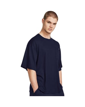 Under Armour Heren Rival Wafel T-shirt (Blauw)