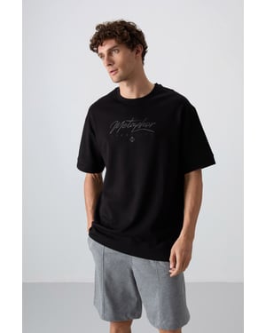 Oversized Geprinte Crew Neck T-shirt