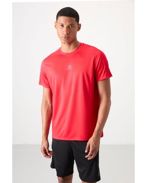 Heren Effen Crew Neck Korte Mouwen T-Shirt