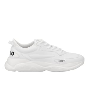 Hugo Dames/Dames Leon Logo Trainers (Wit)
