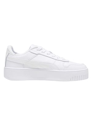 Puma Kinderen/Kinderen Carina Street Platform Trainers (Poema Wit)
