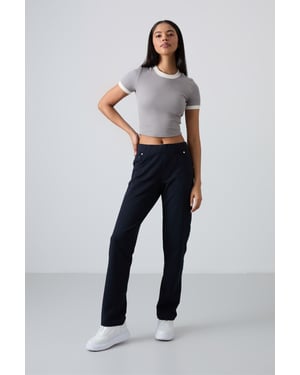 Dames Relaxed Straight-Leg Sweathose