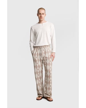 Heren Katoenen Trui Wijdpantalon