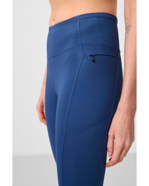Hoog-Taille Skinny Leggings Met Zak