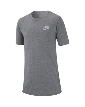 Nike Kinderen Futura Klassiek Logo Regular T-shirt (Grijs)