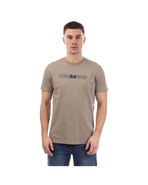 Weekend Offender Heren Shareck Geruit Normaal T-shirt (Steen)