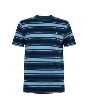 Original Penguin Heren Heren Gestreept T-Shirt (Bug juni)