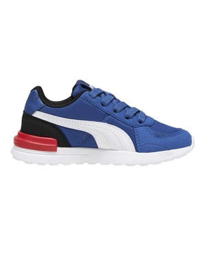 Puma Graviton Mesh Trainers voor kinderen/Kinderen (Blauw/Zwart/Wit)