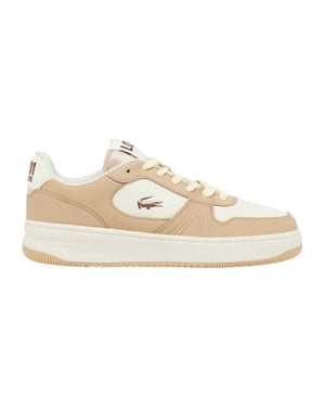 Lacoste Dames/Dames L001 Leren Trainers (Bruin)