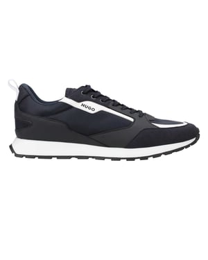 Hugo Mann Icelin Leren Sneakers (Marineblauw)