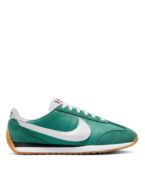 Nike Dames/Dames Waffle Debut Suede Wedge Trainers (Evergreen)