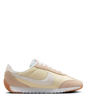 Nike Dames/Dames Waffle Debut Suede Wedge Trainers (Gebroken wit/gom)