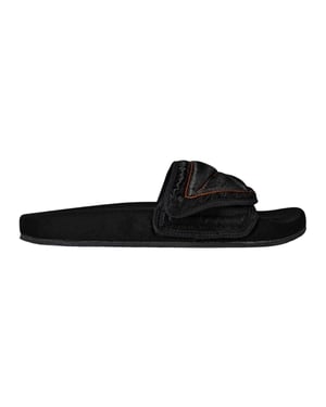 Heron Preston Unisex katoenen slippers voor volwassenen (Zwart)