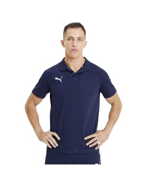 Puma Heren Team Doel Poloshirt (Peacoat)