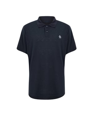 Original Penguin Heren Geborduurd Logo Poloshirt (Yale Blauw)