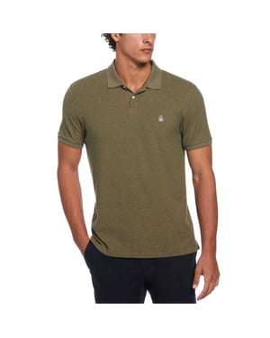 Original Penguin Heren Slim Poloshirt (Stoffige Olijf)
