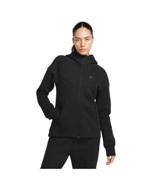 Nike Dames/Dames Windrunner Tech Fleece Full Zip Hoodie (Zwart)