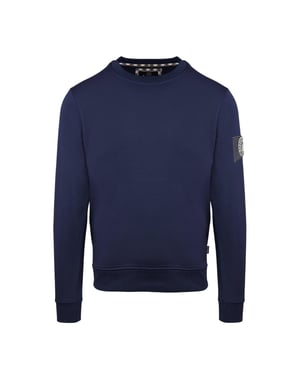 Aquascutum Heren Patch Sweatshirt (Marine)