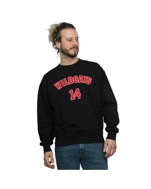 Disney Heren High School Musical The Musical Wildcats 14 Sweatshirt (Zwart)