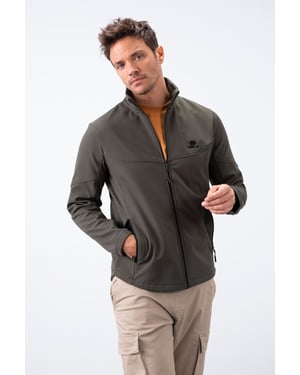 Heren Effen Scuba Rits-jack