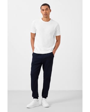 Heren Rechtaf Chino's met Elastische Taille