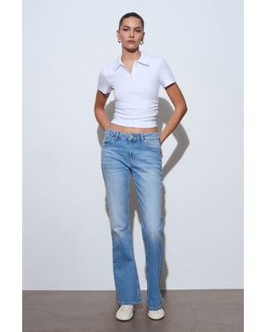 Lage taille Bootcut Denim Jeans
