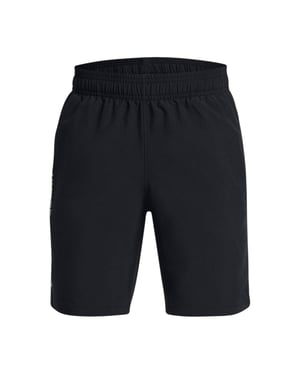 Under Armour Technische geweven korte broek met logo voor jongens (Zwart)