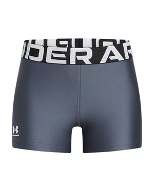 Under Armour Compressieshorts voor meisjes (Grijs/Wit)