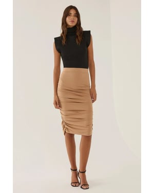 Geraffineerde Midi Rok