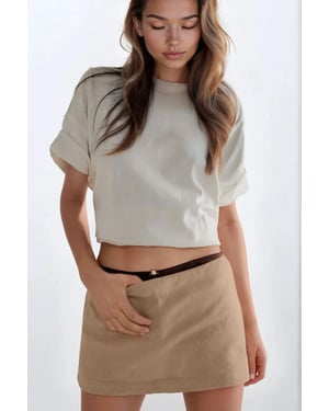 Lage Taille Mini Skort